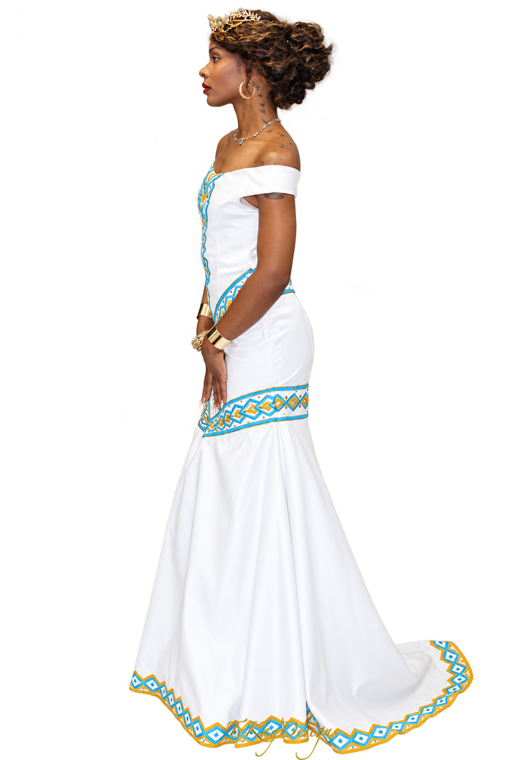 Queen Taytu Betul Inspired Gown by TeKay Designs: Queen of the Brides