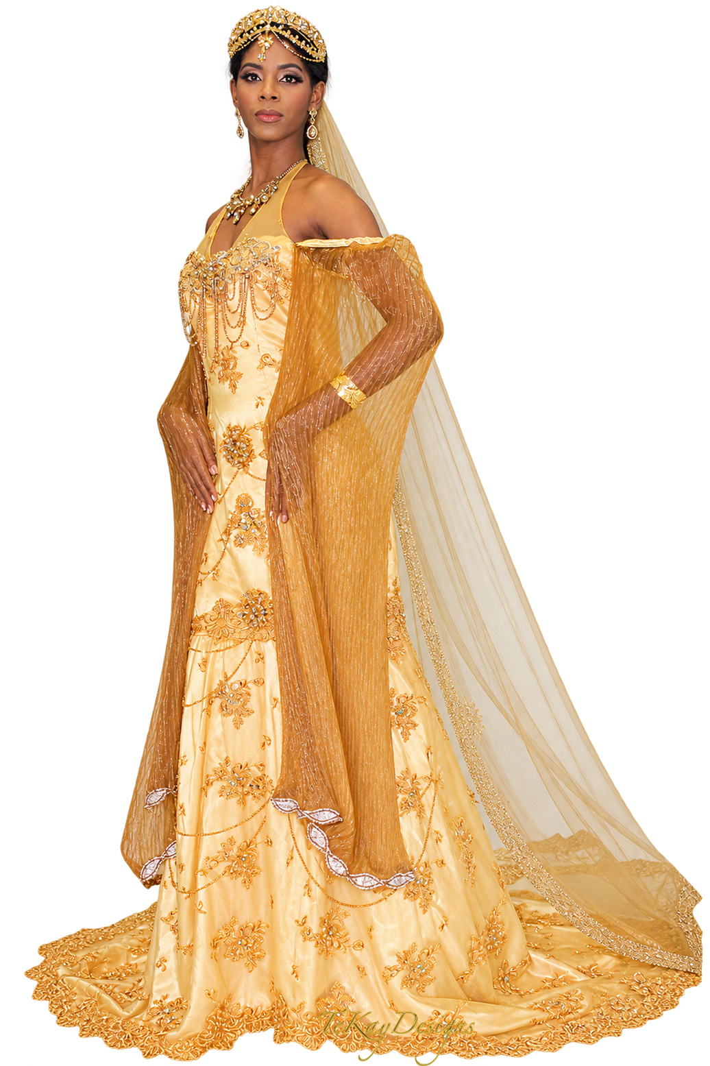 Queen Nefertiti of Egypt Gown