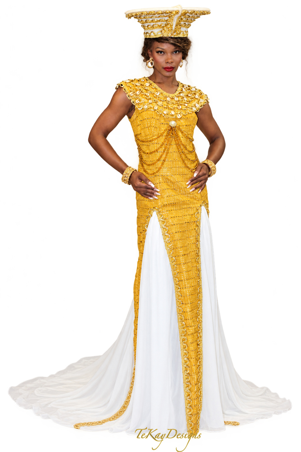 Olori Olatunwase Aderemi of Ile-Ife Inspired Bridal Gown