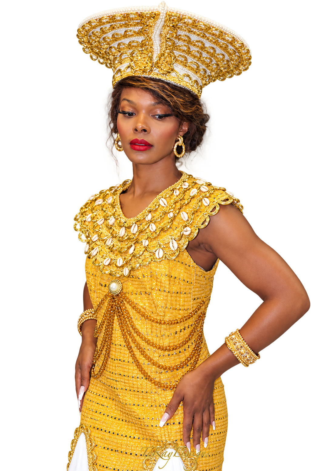 Olori Olatunwase Aderemi of Ile-Ife Inspired Bridal Gown