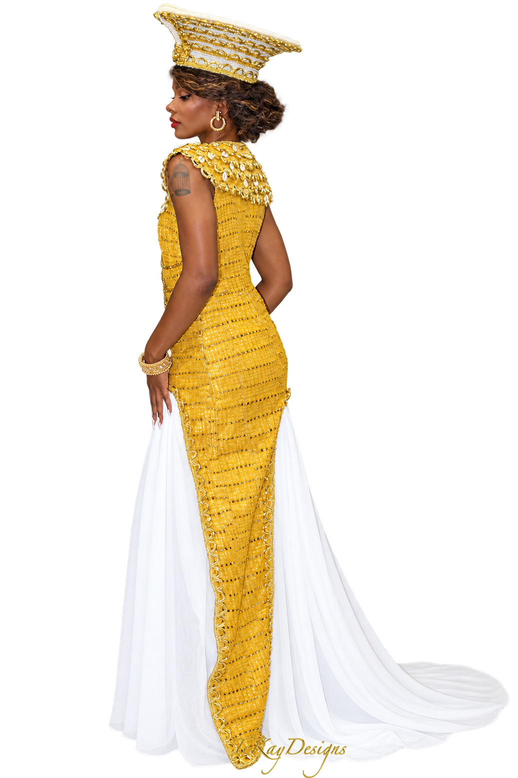 Olori Olatunwase Aderemi of Ile-Ife Inspired Bridal Gown
