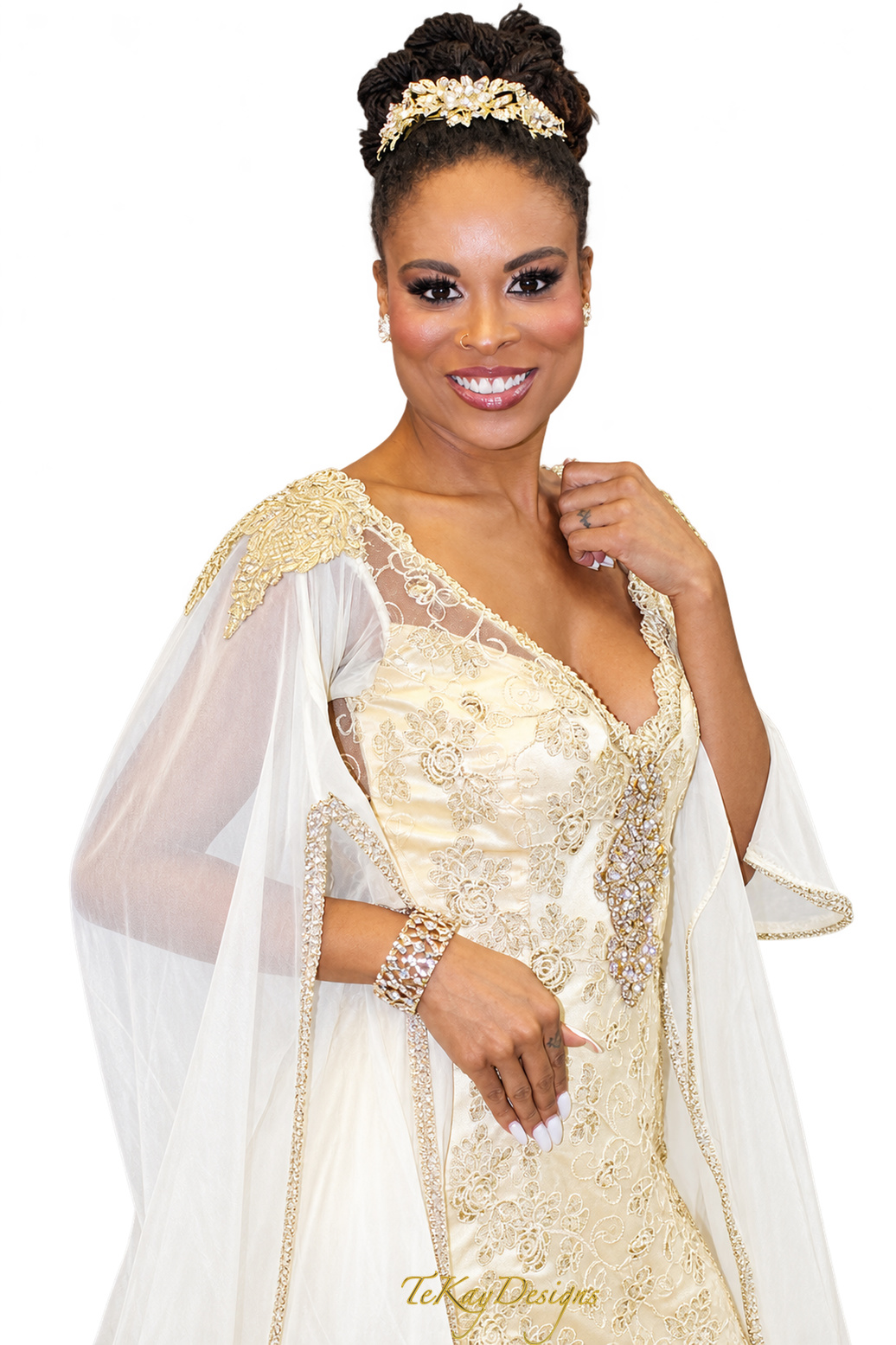 Queen Tiye of Egypt Inspired Gown by TeKay Designs