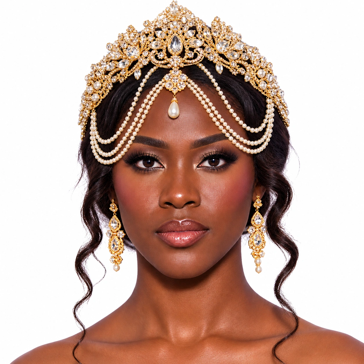 Queen Tiye Jeweled Royal Headpiece