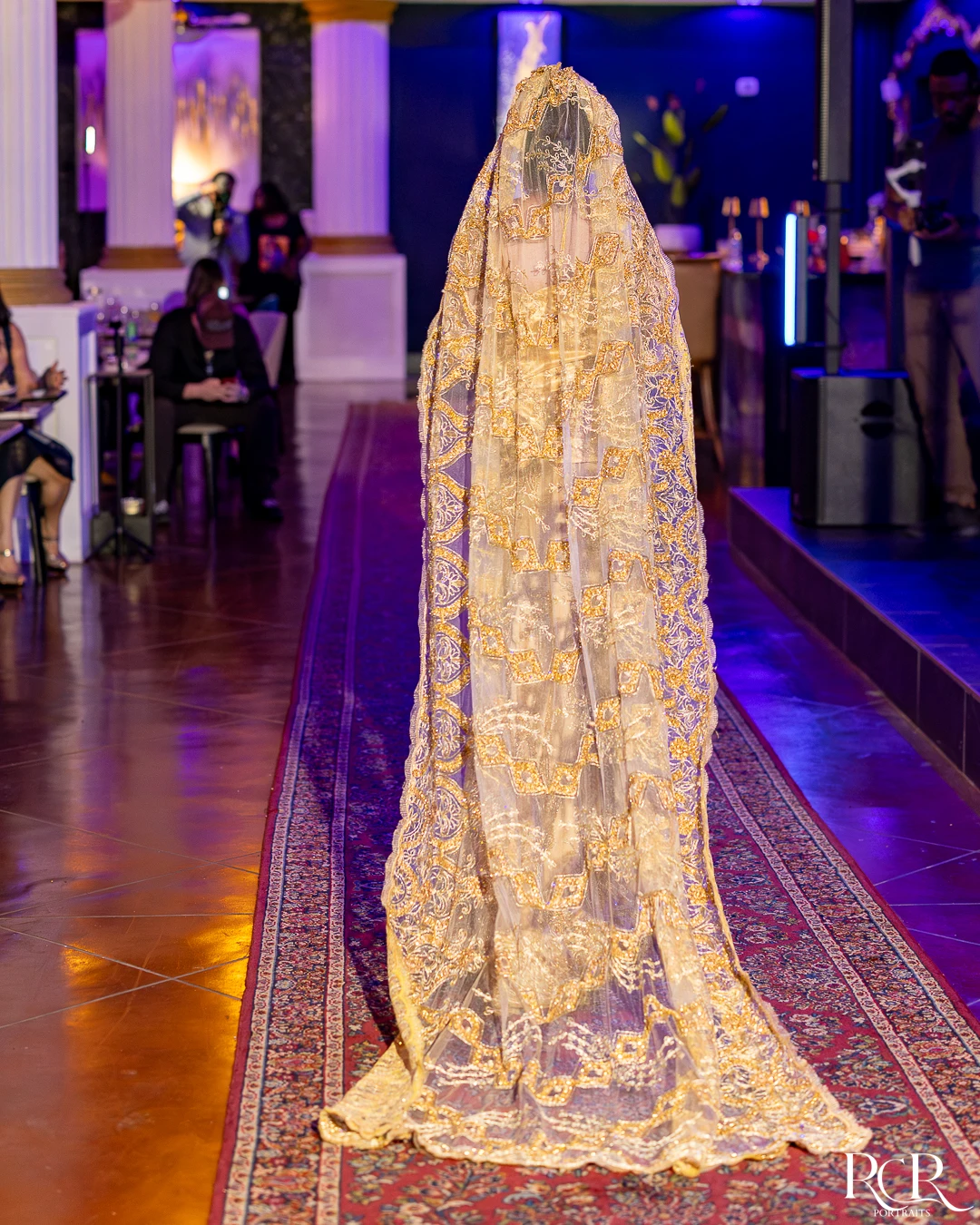 Rani Padmavati Embroidered Dupatta Bridal Veil